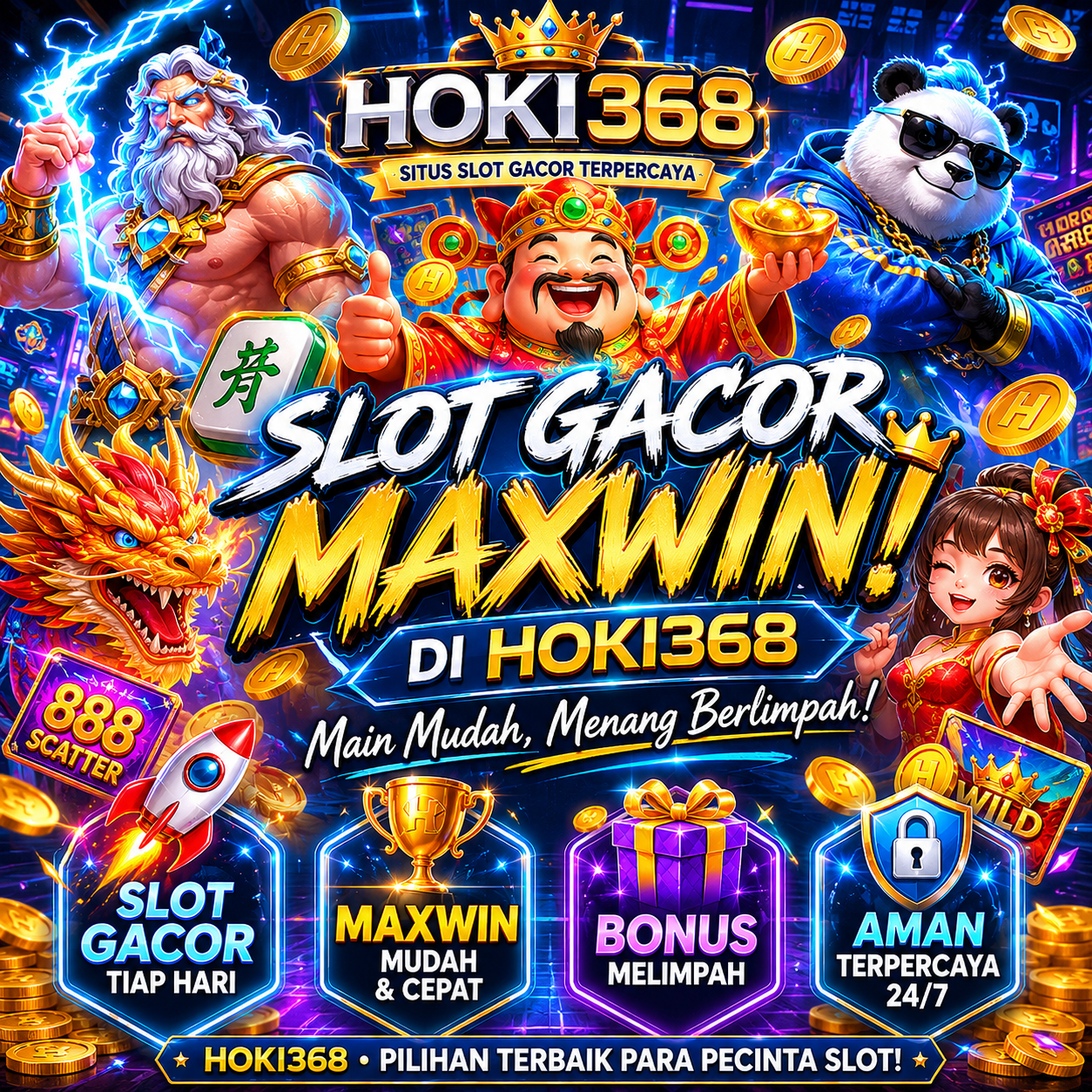 HOKI368 - Daftar Situs Slot Gacor Bawa Hoki Gampang Jackpot Tahun 2026